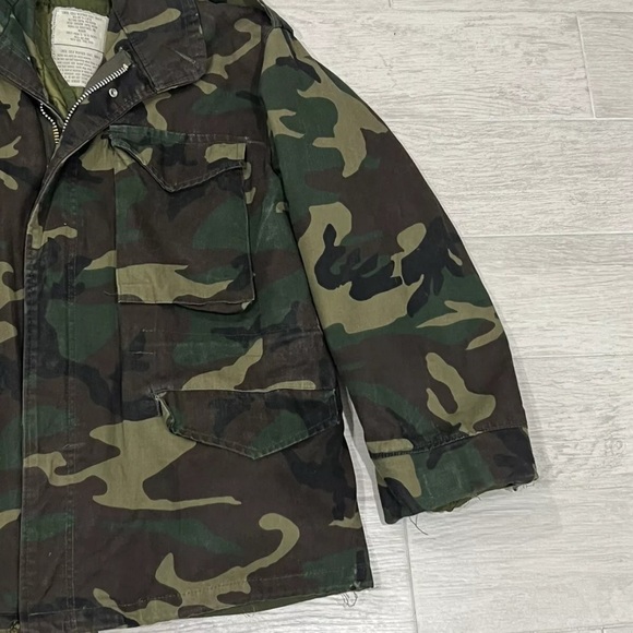 Vintage 70s US Military M65 Man’s Cold Weather Field Coat 
Men’s Size Medium - Picture 3 of 10